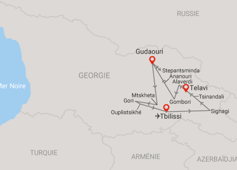 Circuit Géorgie, terres sauvages et de traditions (maximum 12 participants) *** - 19