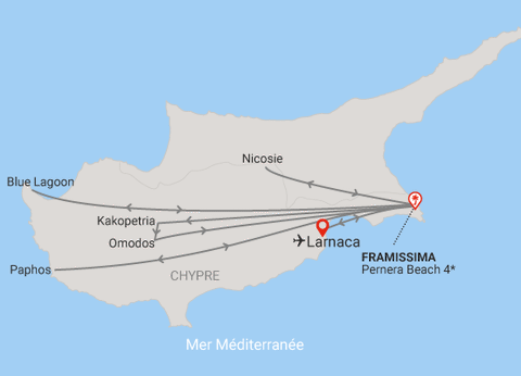 Circuit Découverte chypriote, logement Framissima Pernera Beach **** - 23