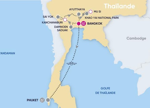 Trésors authentiques du Siam 4* & séjour Ôclub Select Barcelo Coconut Island 5* - 2