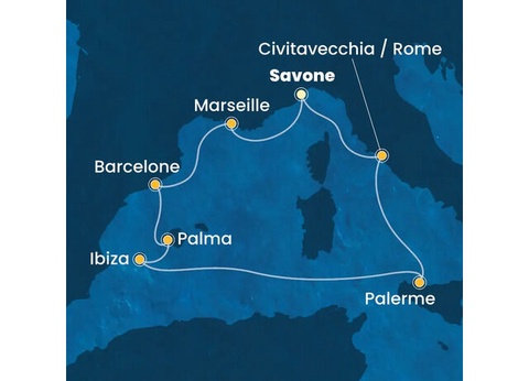 Croisière Méditerranée à bord du Costa Smeralda - 7