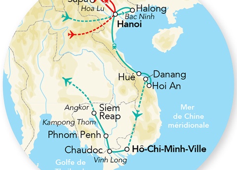 Merveilles du Vietnam et Cambodge - 15J/12N - 2