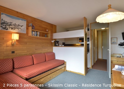 Résidence travelski home classic Turquoise - 5