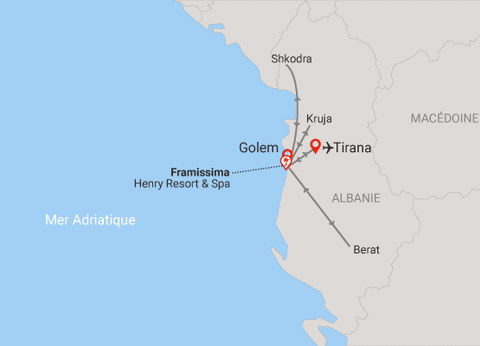 Circuit Albanie, entre culture et plage du Framissima Henry **** - 2