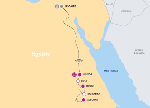 Combiné Nil et pyramides 5* - 2