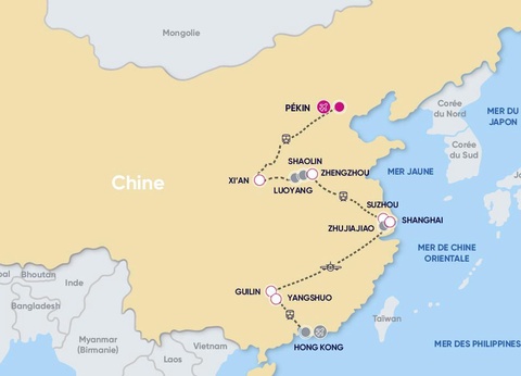 Circuit les connaisseurs : Chine de la Grande Muraille aux Karsts de Guilin jusqu'à la Vibrante Hong Kong 5* - 2