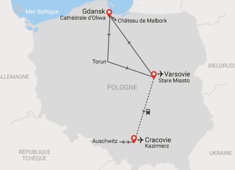 Circuit Toutes les richesses de Pologne 3* - 18