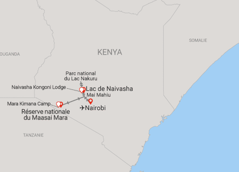 Circuit Safari Express, lacs et savane du Kenya - 23