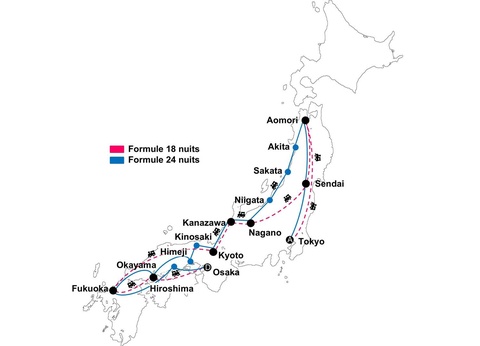 Grande boucle japonaise - Long circuit individuel en 3* - 2