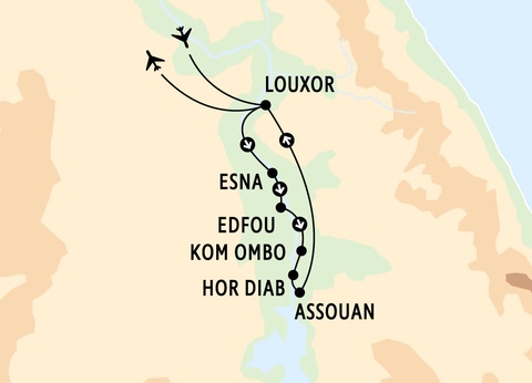 Croisière Regard sur le Nil en dahabieh 2026 - 8 jours / 7 nuits - 2