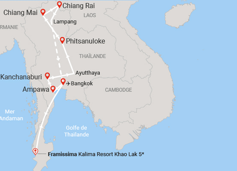 Combiné circuit et hôtel Beautés de Thaïlande + extension Framissima Kalima Resort Khao Lak - 2