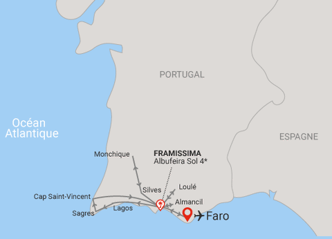 Circuit Splendeurs d'Algarve, logement au Framissima Albufeira Sol **** - 22