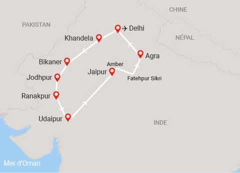 Circuit Passionnément Rajasthan 3* - 2
