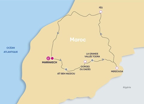 Circuit Marrakech Fès & Désert de Merzouga 3* - 2