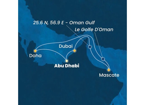 Croisière Emirats Arabes Unis, Oman à bord du Costa Smeralda - 5