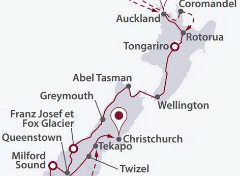 CIRCUIT LA NOUVELLE ZELANDE EN LIBERTE DEPART AUCKLAND - 13