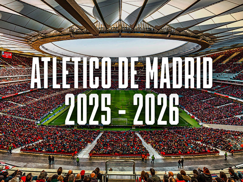 Match foot Atlético Madrid - Saison 2025-2026 avec hôtel 4* - 1