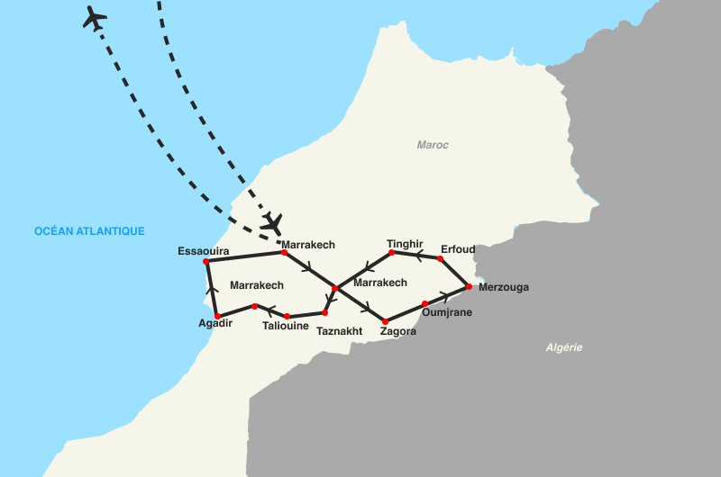 Circuit Coralia Le Sud Marocain en 4x4 & Extension Club Coralia Marrakech 4* - 1
