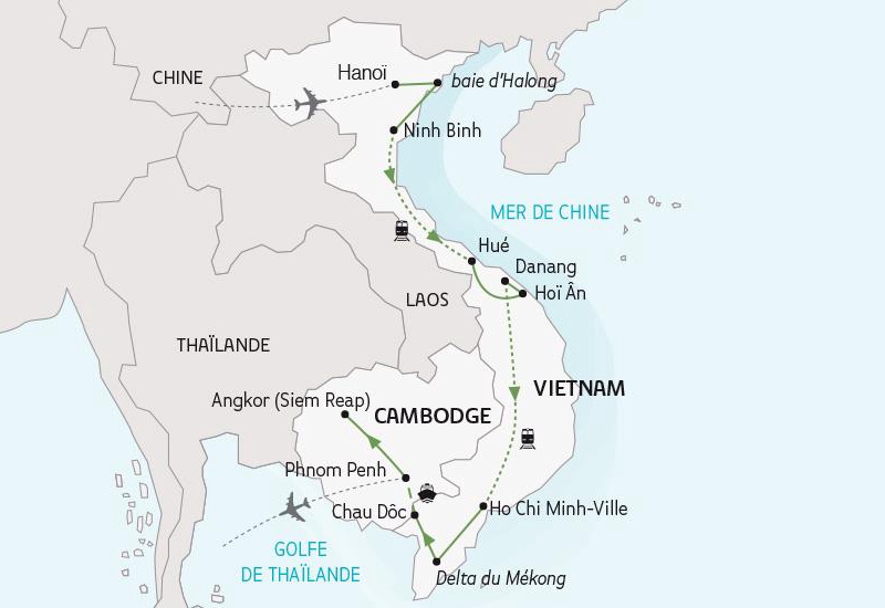 Le Vietnam et le Cambodge, du Tonkin aux temples d'Angkor - 1