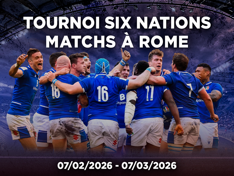 Tournoi des VI Nations - Matchs en Italie avec séjour hôtel 4* - 1