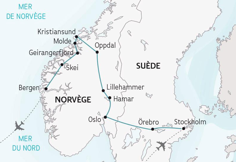 Circuit Stockholm et les Fjords de Norvège - 1