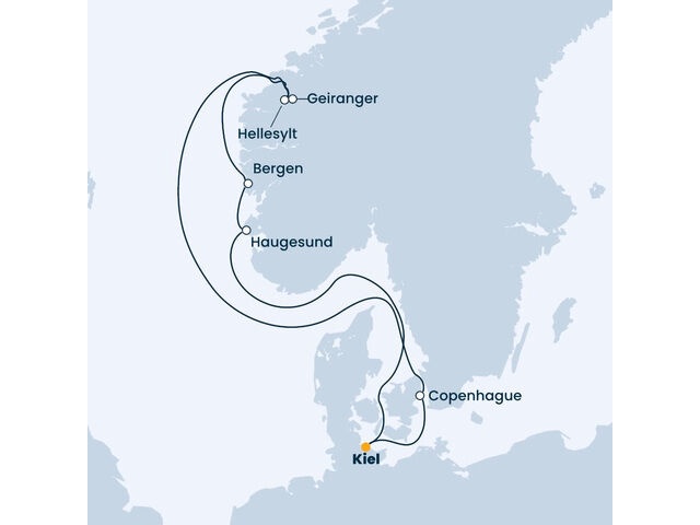 Croisière en Europe Du Nord à bord du Costa Diadema - 1