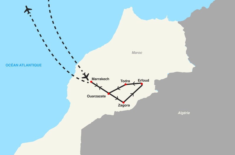 Circuit Grand Sud Maroc & Extension Club Coralia Marrakech 4* - 1
