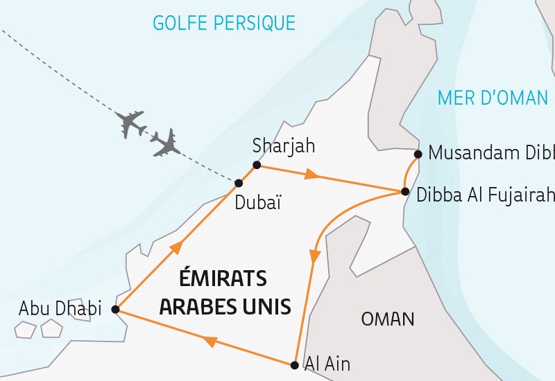 Circuit Emirats Arabes Unis, pays de l'Or Noir - 1