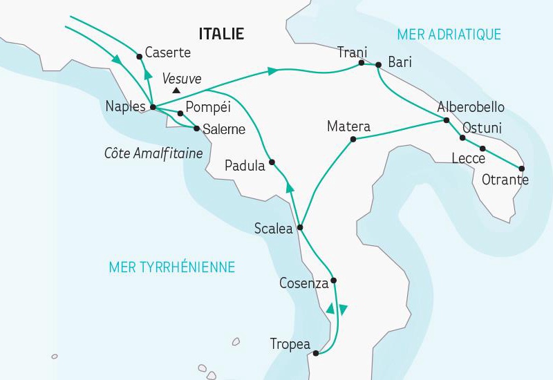 Circuit Le Grand sud de l'Italie (au départ du Sud de la France) - 1