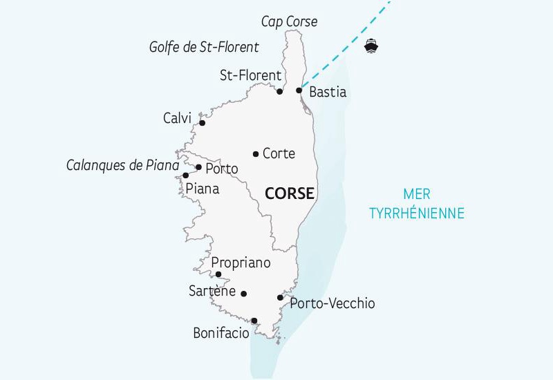 La Corse, l'île de Beauté (au départ du Sud de la France) - 1