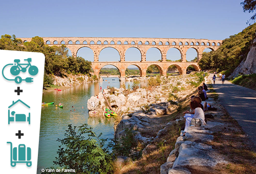 Nîmes, le Pont du Gard et ses secrets à vélo électrique - 1