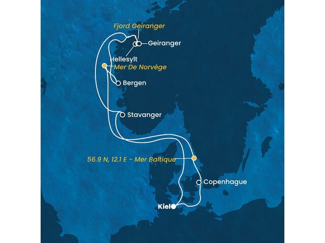 Croisière Europe Du Nord à bord du Costa Diadema - 1