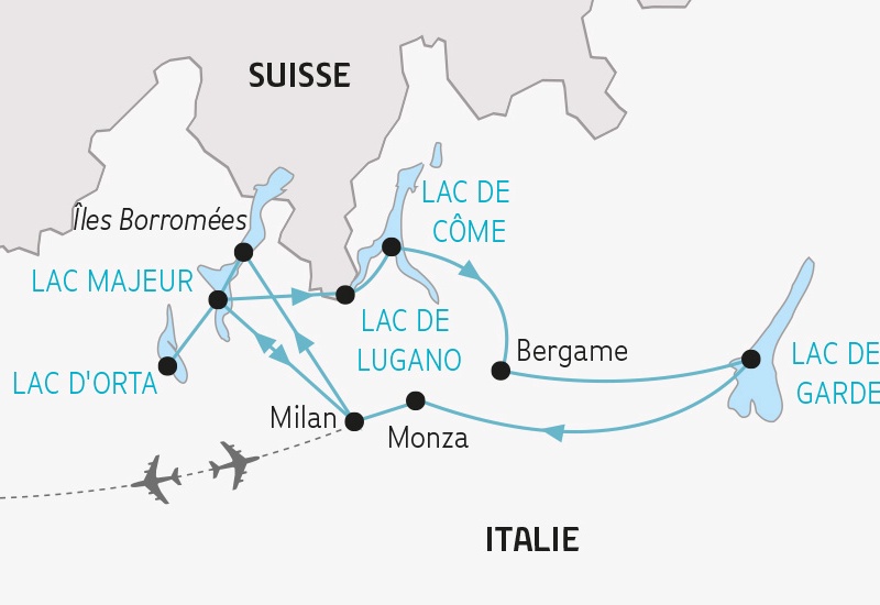 Circuit Les plus beaux Lacs d'Italie - 1
