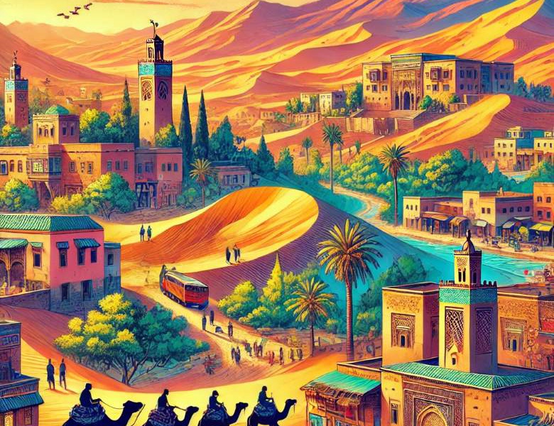 Circuit de Fès à Marrakech, Villages Berbères et Désert Marocain - 1