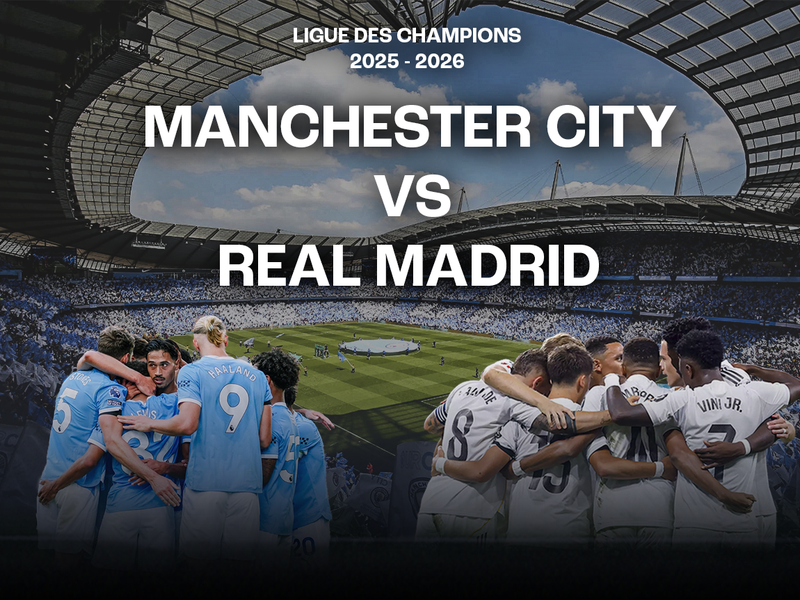 Match foot - Ligue des Champions - Manchester City v Real Madrid avec Hôtel 4* - 1