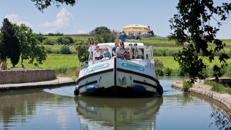 Canal du Midi en bateau sans permis : L'Aude au fil de l'eau - 1