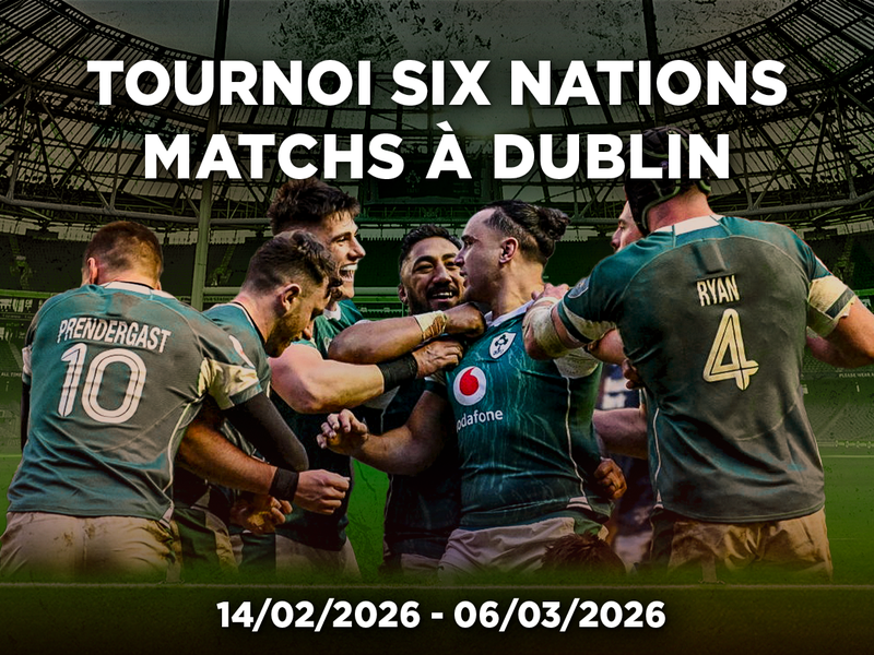 Tournois des VI Nations - Matchs en Irlande avec séjour hôtel 4* - 1