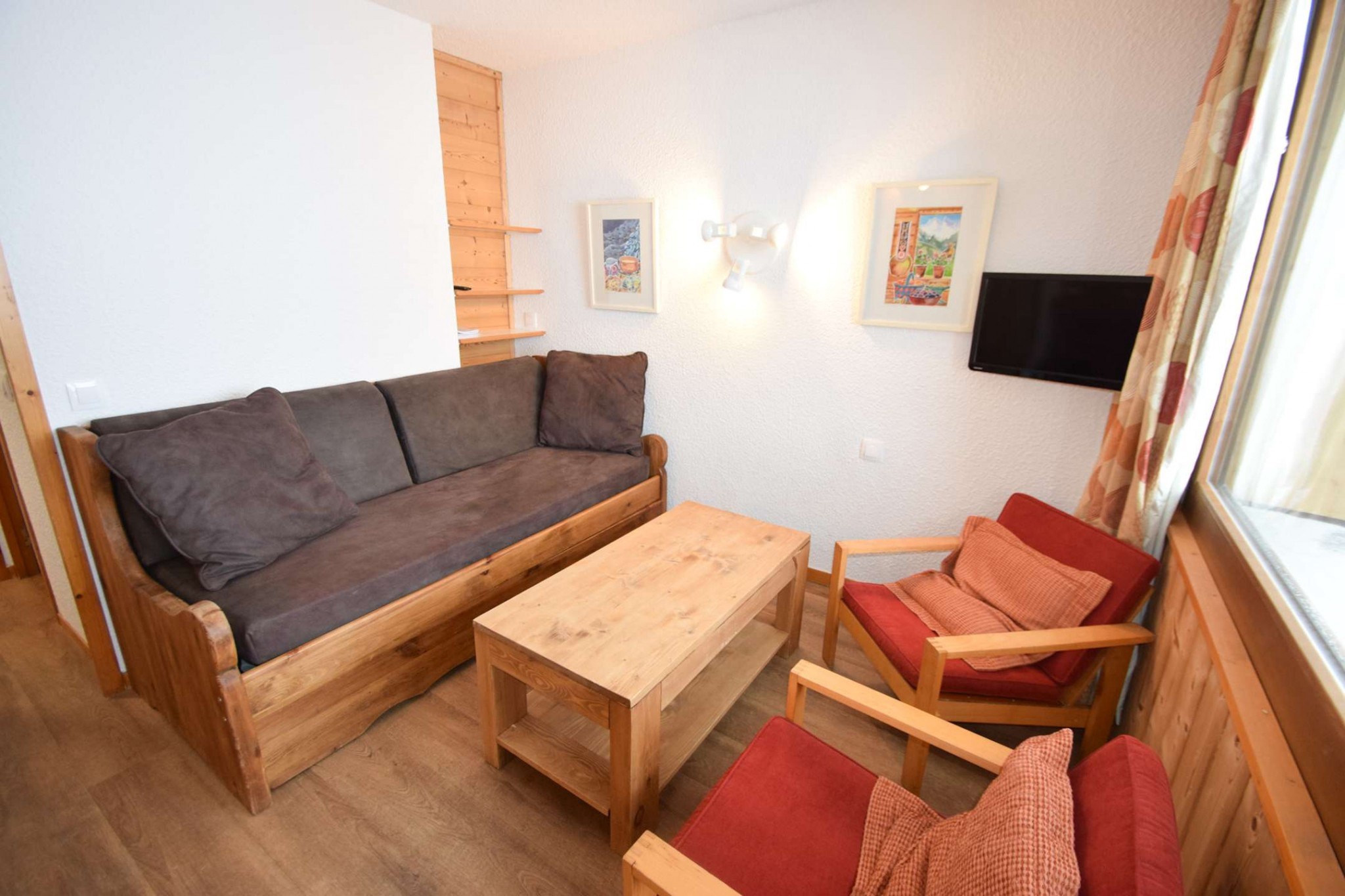 Studio 3/4 people - LE SQUAW VALLEY - PLAGNE VILLAGES - ref 040SQ - 1