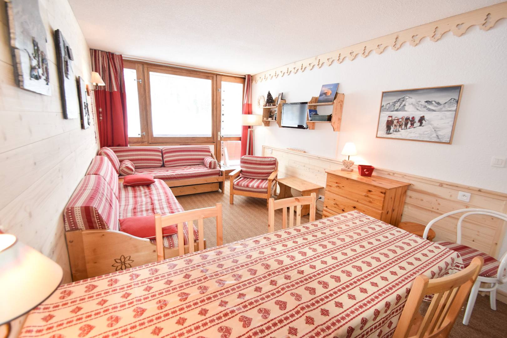 2 Pièces cabine 5 pers - LE FRANCE - PLAGNE CENTRE - bon confort - ref 833FR - 2
