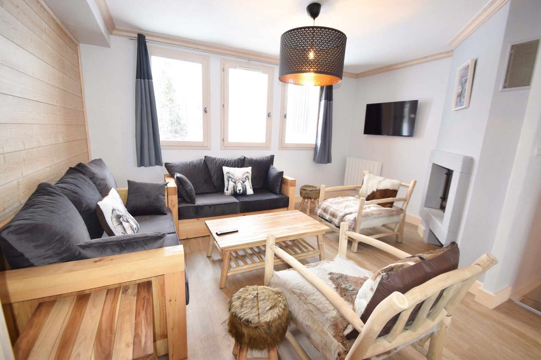 CHALET LES PRAZ N°112 - PLAGNE VILLAGES - classé 3* - ref CHPRA112 - 1