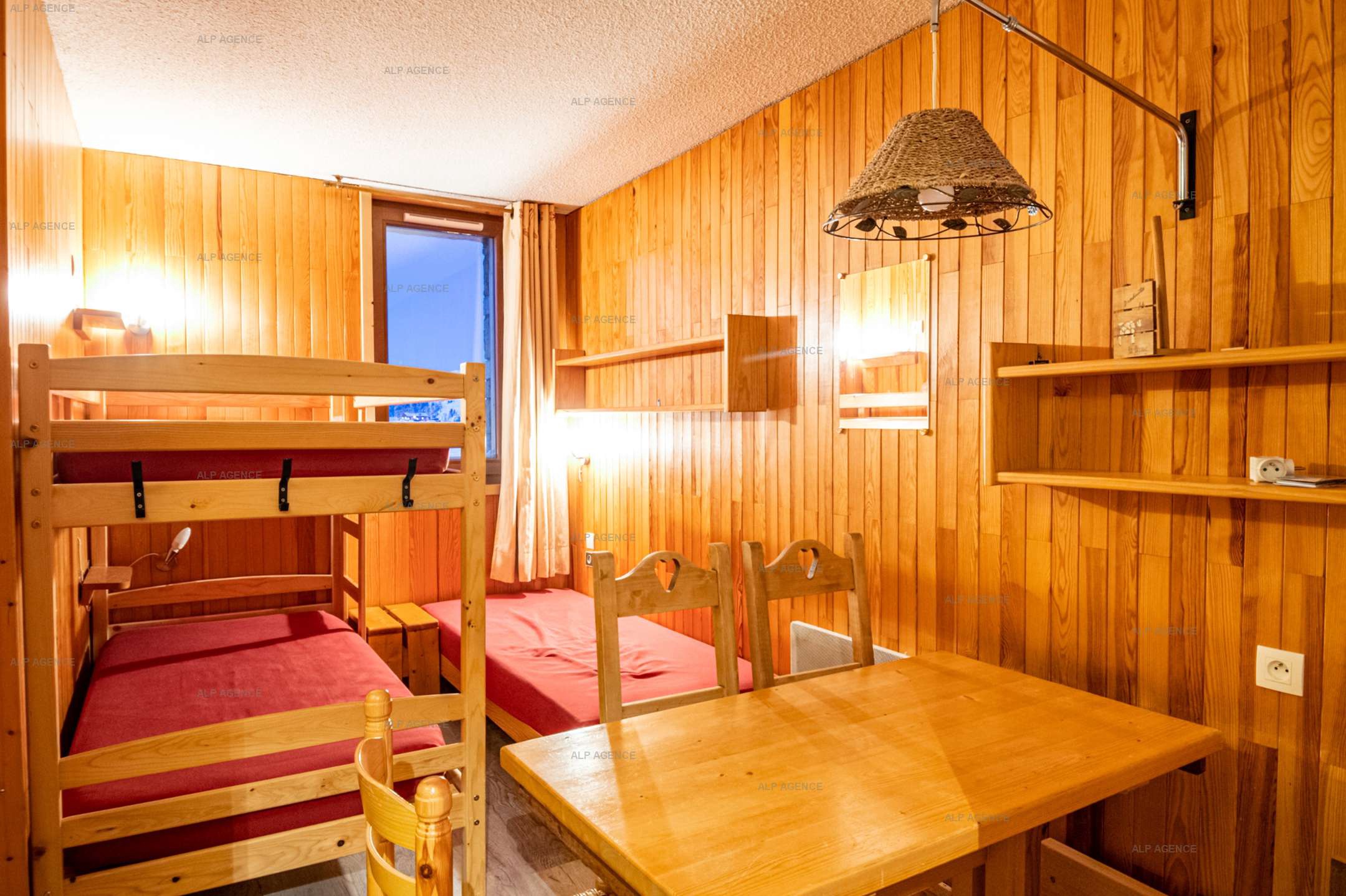 Studio divisible 4/5 pers - LE SQUAW VALLEY - PLAGNE VILLAGES - ref 035SQ - 2
