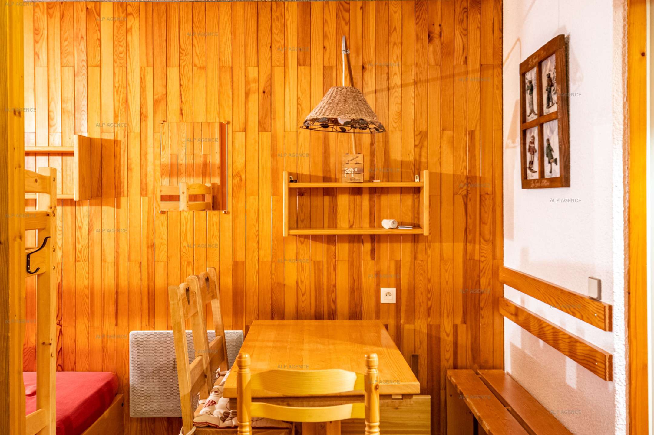 Studio divisible 4/5 pers - LE SQUAW VALLEY - PLAGNE VILLAGES - ref 035SQ - 3