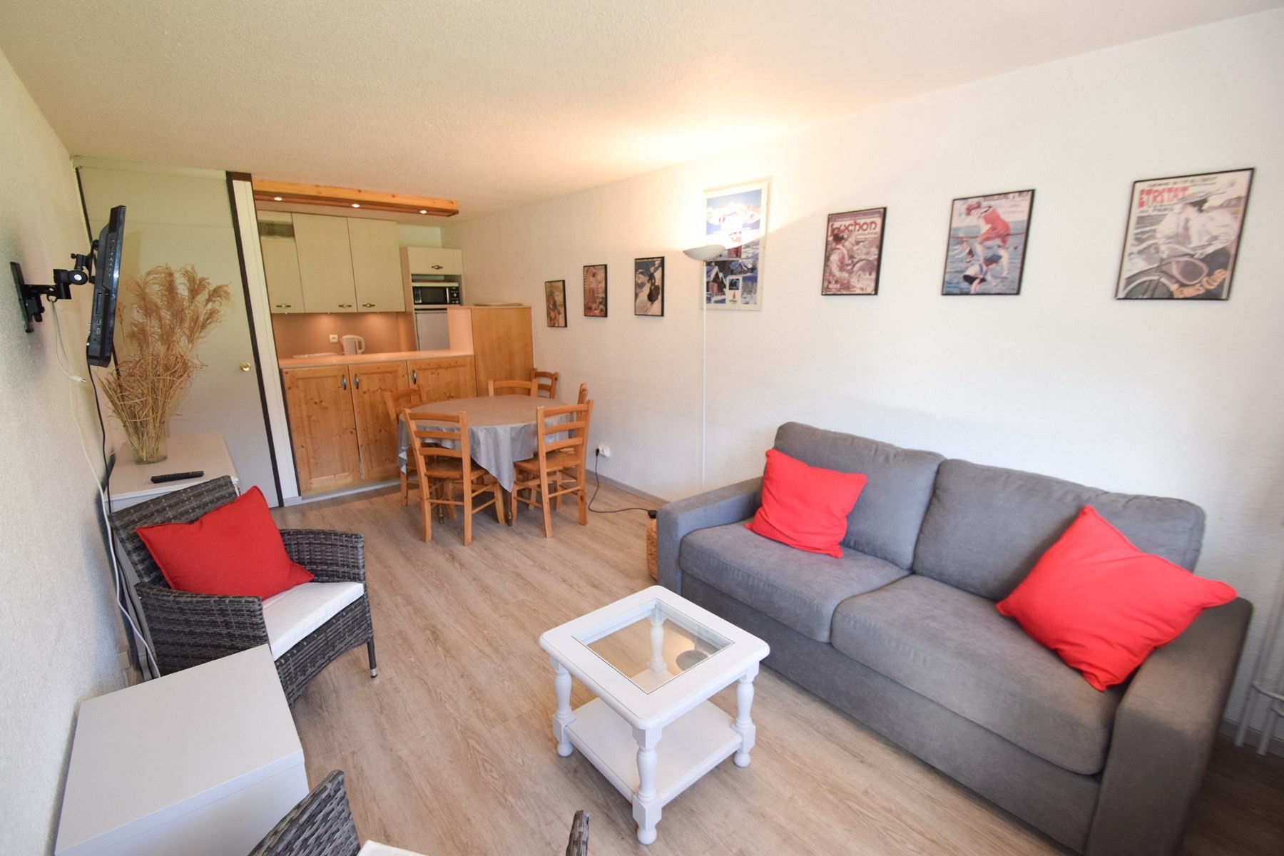 2 Pièces + cabine 6 pers - LE FRANCE - PLAGNE CENTRE - ref 830FR - 3