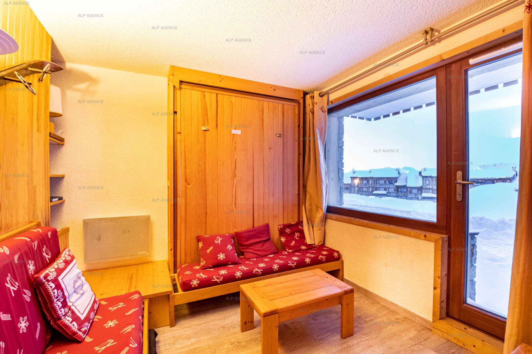 Studio divisible 4/5 pers - LE SQUAW VALLEY - PLAGNE VILLAGES - ref 035SQ - 1