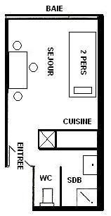 Studio 2 pers- L'EVEREST - PLAGNE CENTRE - ref 015EV - 2