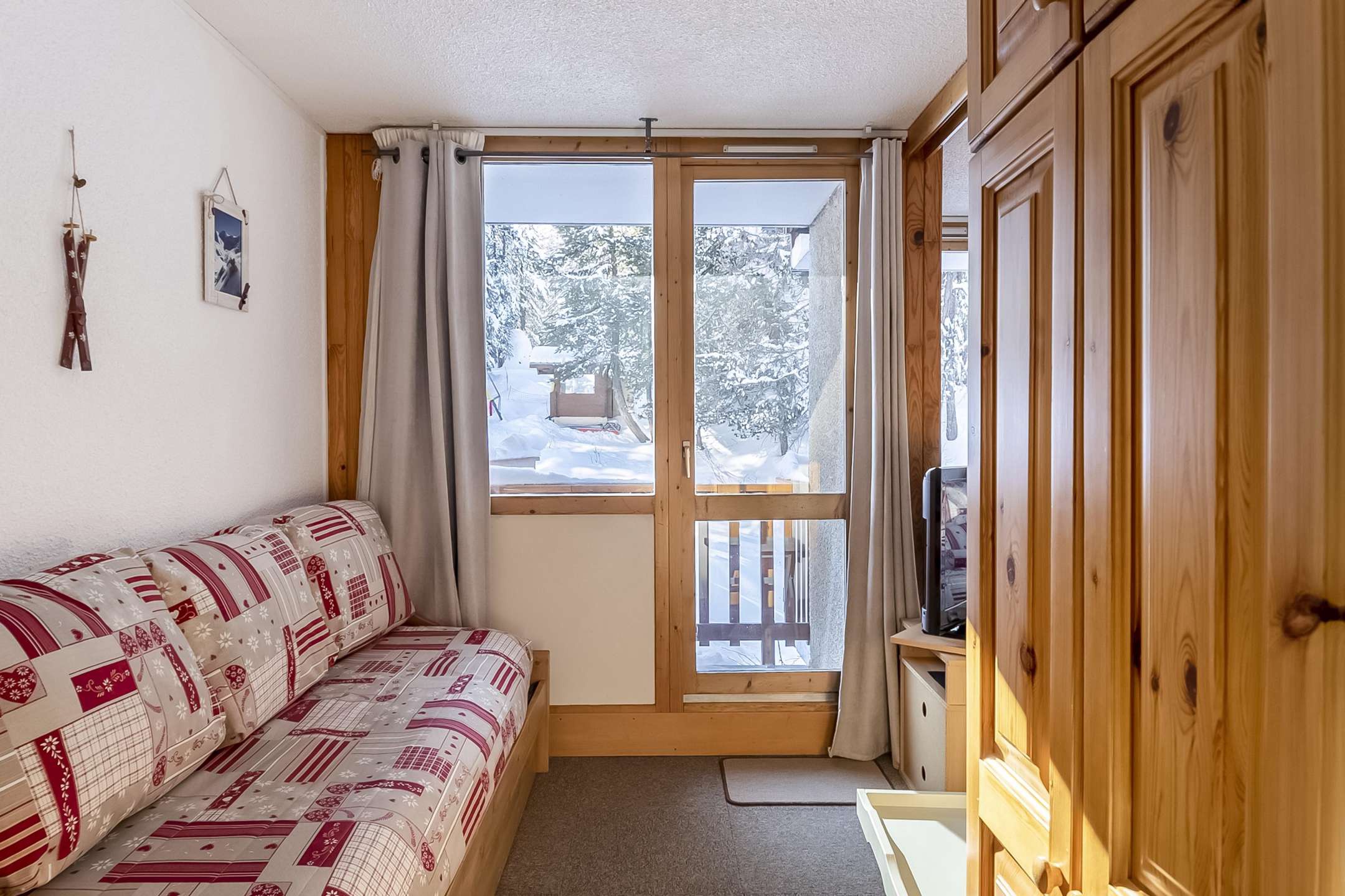 Studio divisible 3/4 pers - LES SOLDANELLES - PLAGNE VILLAGES - ref 09SOL - 2