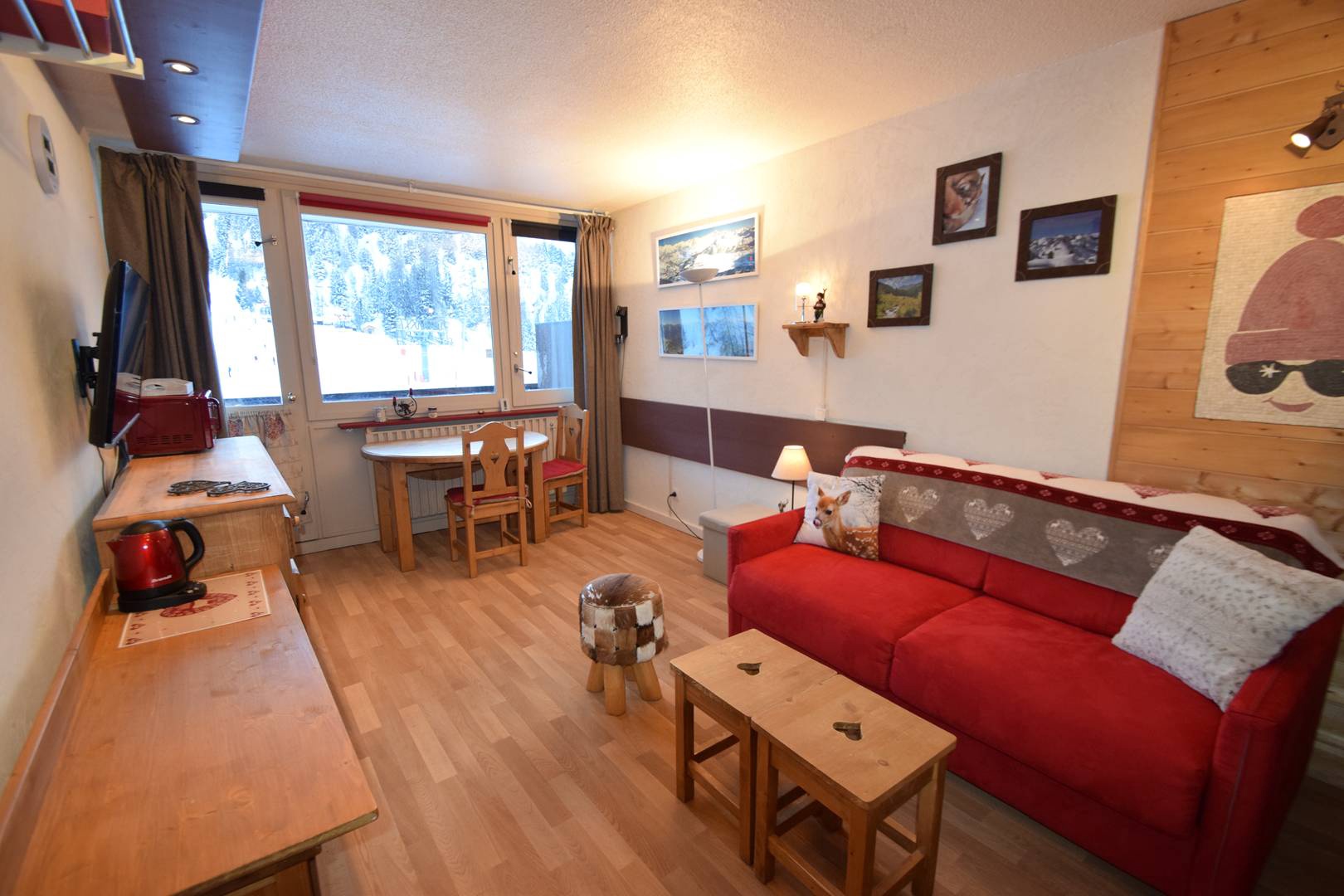 Studio 2 pers - LE FRANCE - PLAGNE CENTRE - classé 2* 3 cristaux - ref 737FR - 4