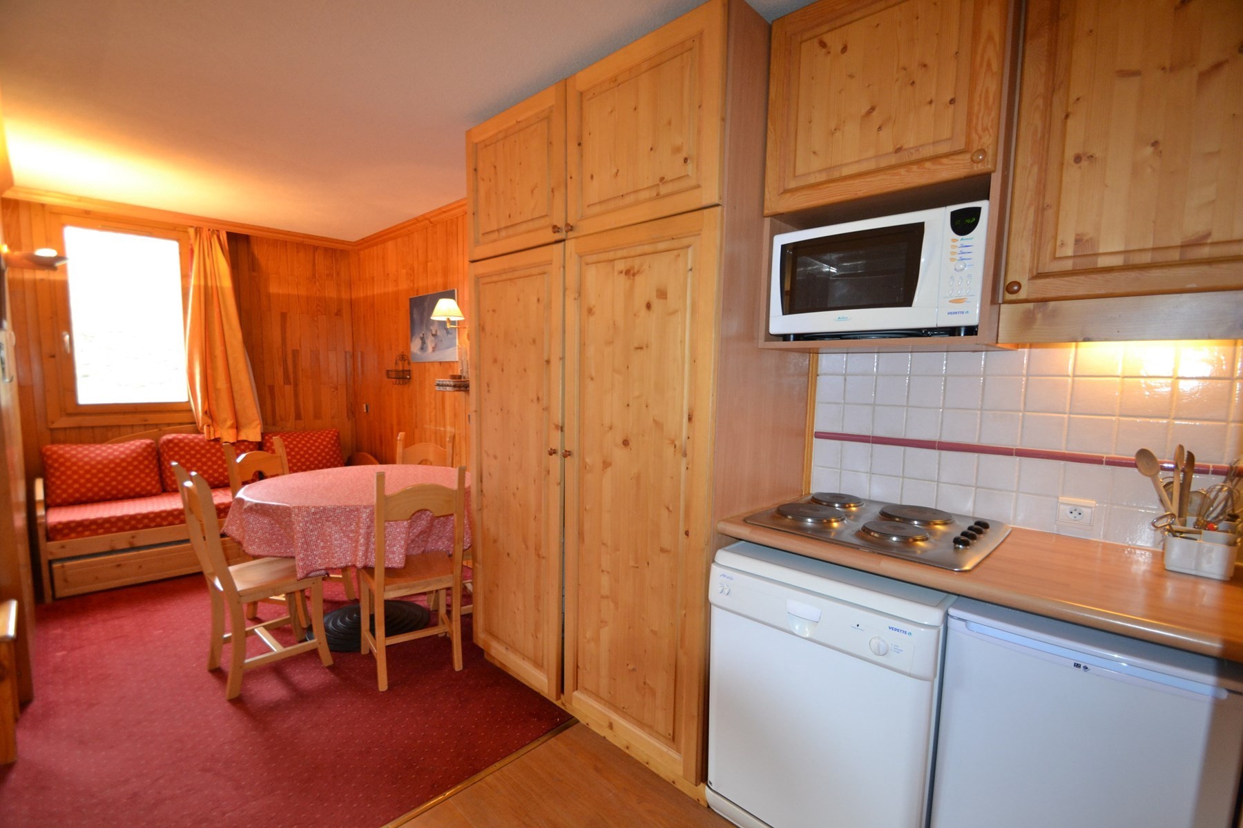 Studio Divisible 4/5 pers -WIFI - LE SAPPORO - PLAGNE VILLAGES - ref B13SA - 5
