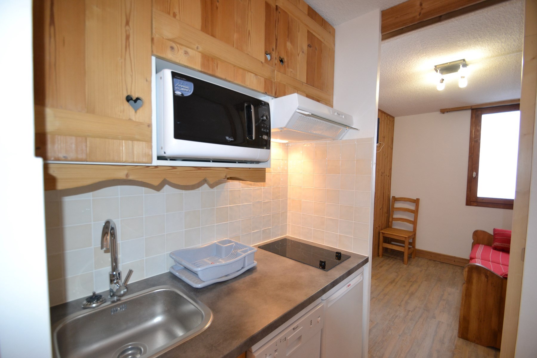 Studio 3 pers 4 couchages LES GENTIANES - PLAGNE VILLAGES - ref D31GE - 5