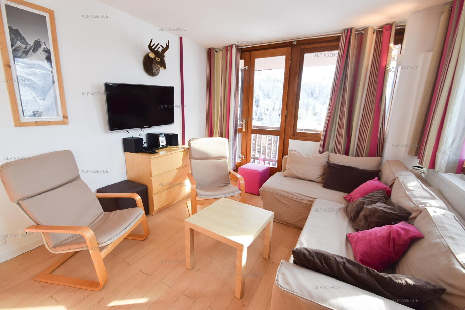3 Pièces 6/7 pers - WIFI - LE MONT-BLANC - PLAGNE CENTRE - ref 152MB - 1