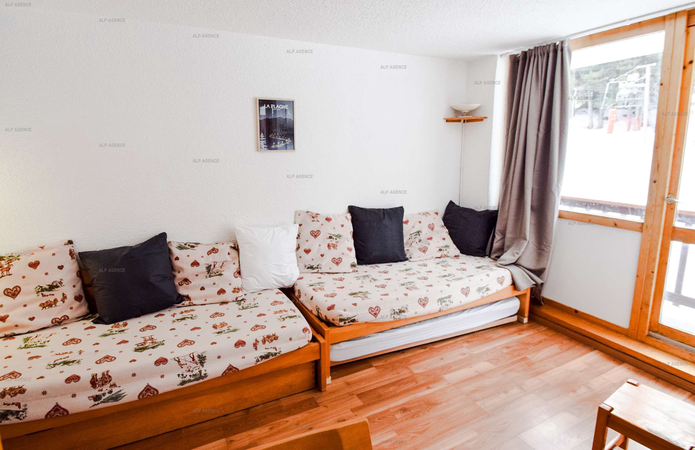 Studio divisible 4 pers - LES SOLDANELLES - PLAGNE VILLAGES - ref 07SOL - 3